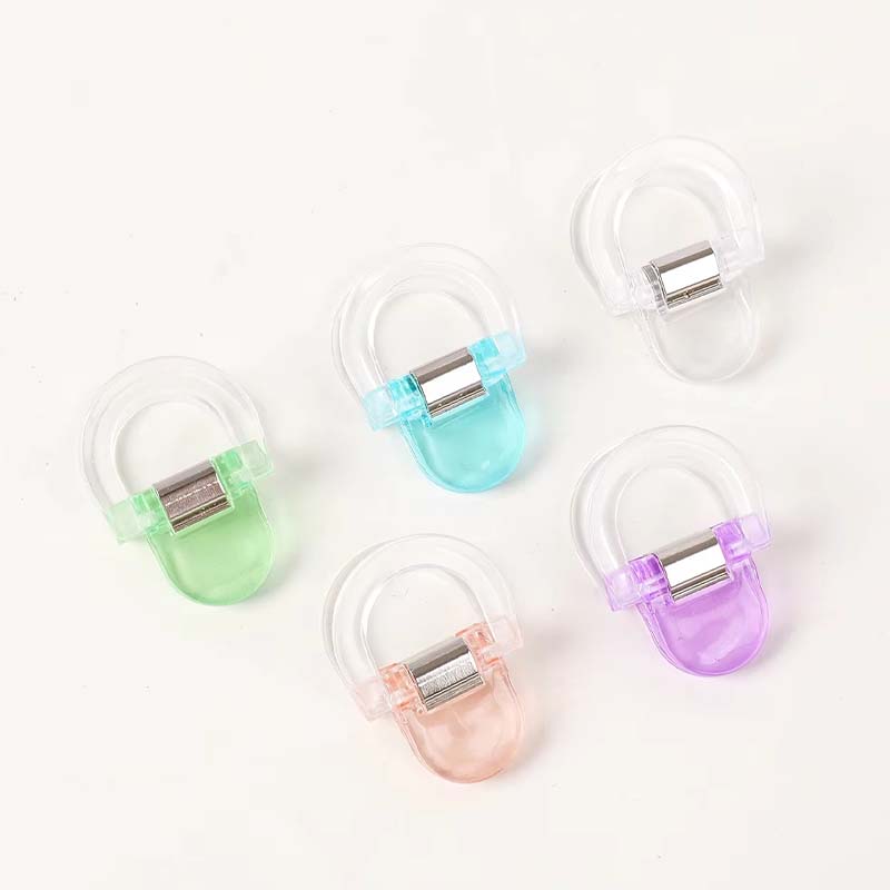 Clip acrílico transparente para impresión UV en forma de U