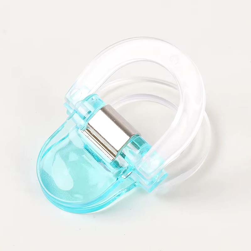 Clip acrílico transparente para impresión UV en forma de U