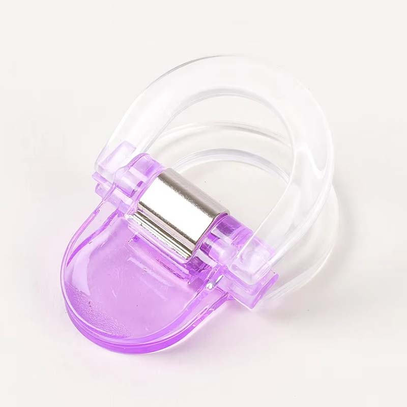 Clip acrílico transparente para impresión UV en forma de U