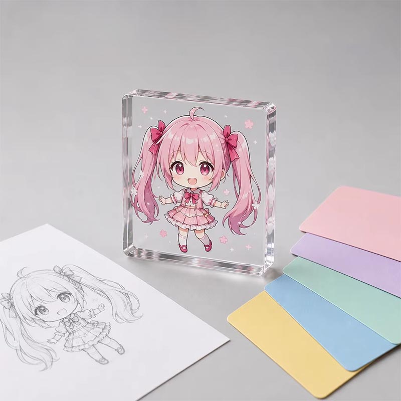 Decoración de alfabeto standee acrílico impreso en 3D UV personalizada