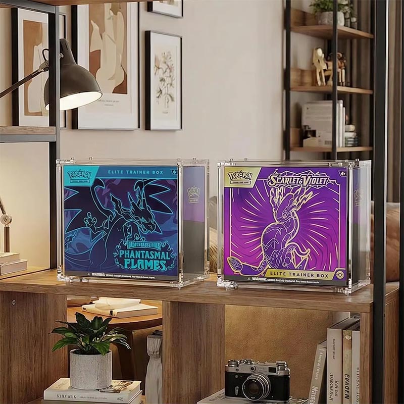 Organizador diario de gadgets con caja de almacenamiento acrílica rectangular personalizada