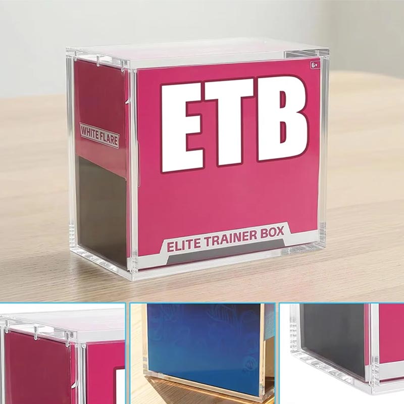 Organizador diario de gadgets con caja de almacenamiento acrílica rectangular personalizada