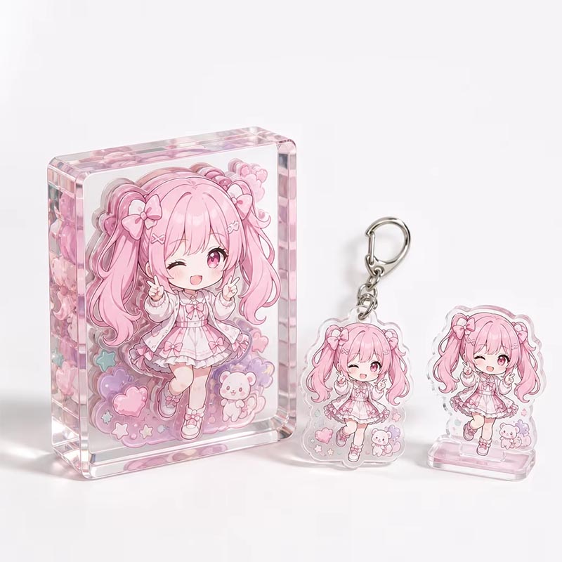 Decoración de alfabeto standee acrílico impreso en 3D UV personalizada