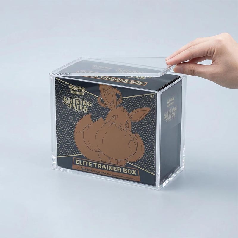 Organizador de tarjetas para caja de almacenamiento de juegos de cartón acrílico personalizado