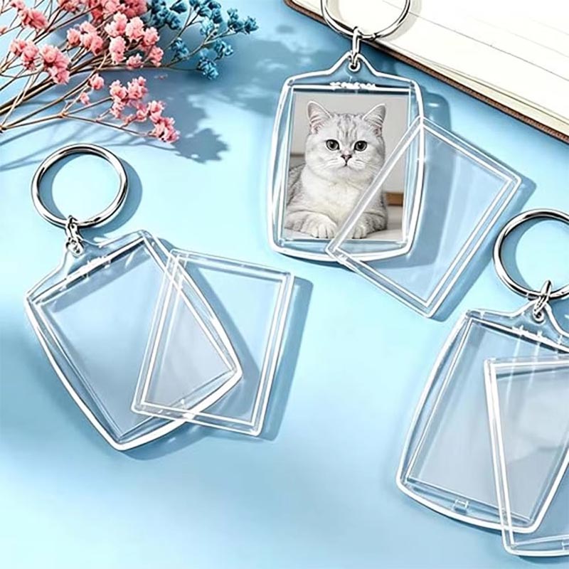 Soporte de doble cara para regalo con marco de fotos acrílico a granel