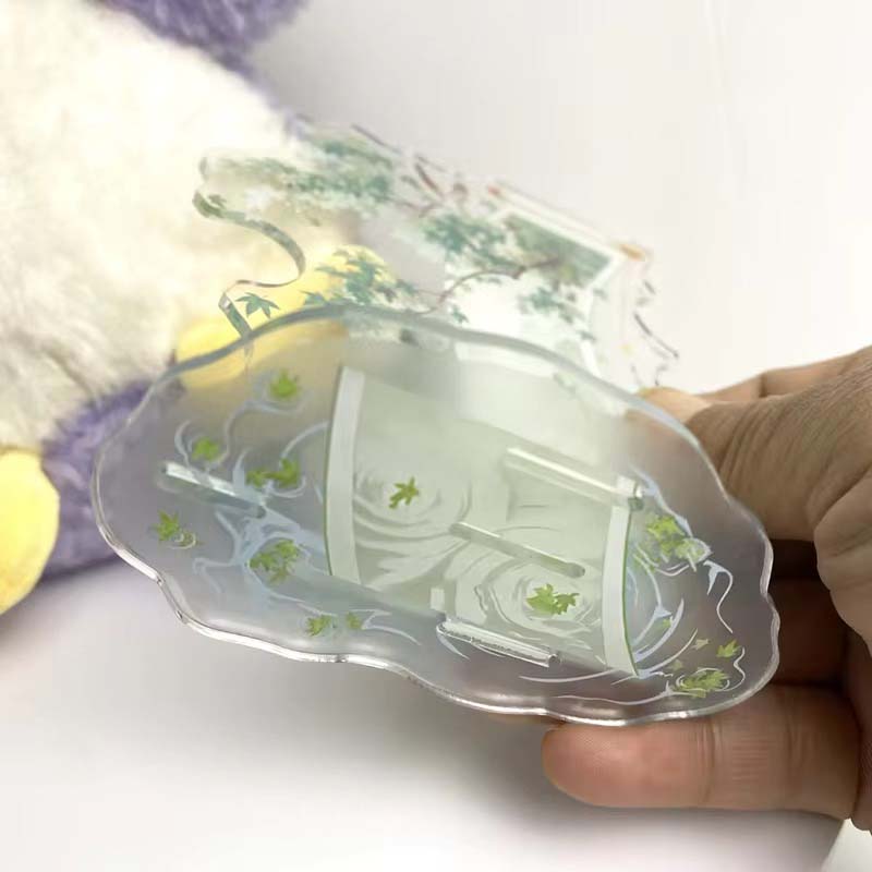 Recuerdo promocional de tarjeta de amor con alfabeto acrílico personalizado