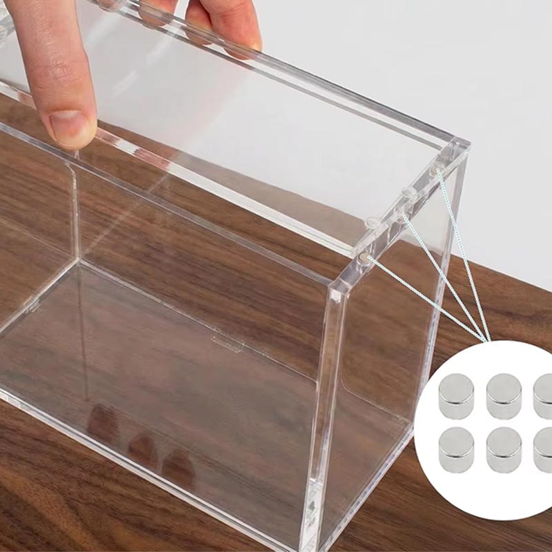 Organizador diario de gadgets con caja de almacenamiento acrílica rectangular personalizada