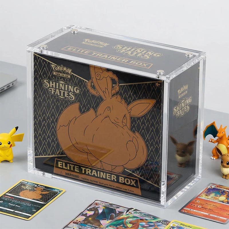Organizador de tarjetas para caja de almacenamiento de juegos de cartón acrílico personalizado
