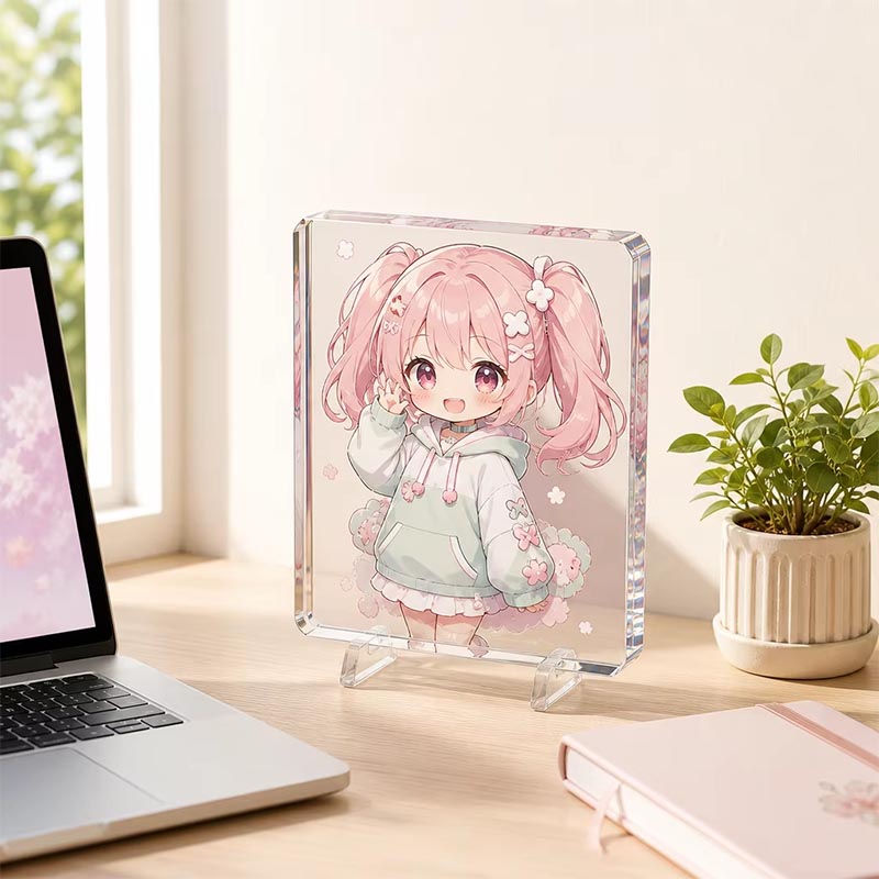 Decoración de alfabeto standee acrílico impreso en 3D UV personalizada